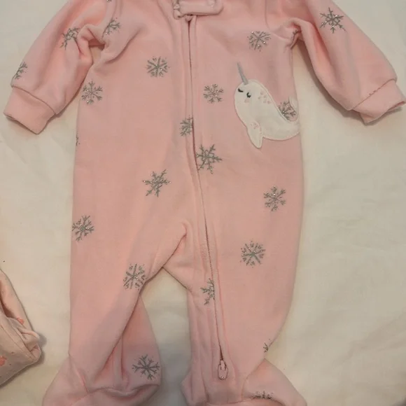 Newborn pajamas. Carter’s,Disney,Pause&Sleep - Picture 6 of 8